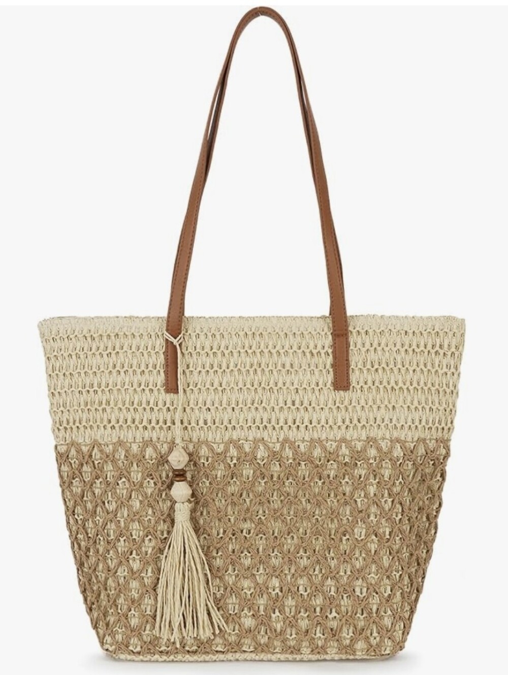 Straw Tote Bag - Picture 2 of 6